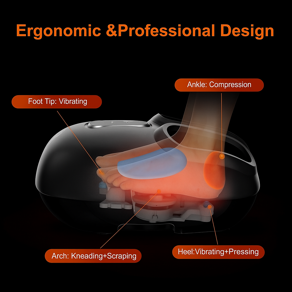Electric Foot Massager for Relaxation and Comfort